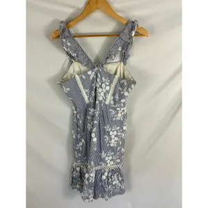 Sam Edelman Embroidered Eyelet Ruffle Sleeve Dress Size 8 thumbnail 7