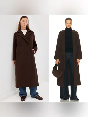 NWT Jenni Kayne Olivia Coat In Chocolate Brown Size Medium thumbnail 3