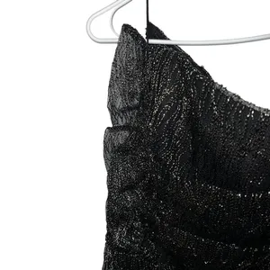 La Maison Talulah Starcrossed Lover Black Gold Metallic High Low Gown L thumbnail 10