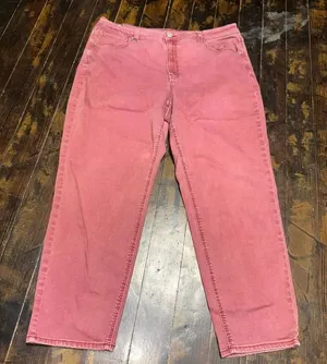 American Eagle pink 80’s size 18 curvy mom jeans thumbnail 1