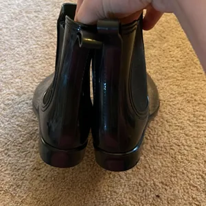 Inc rubber rain boots 7‎ Black thumbnail 4
