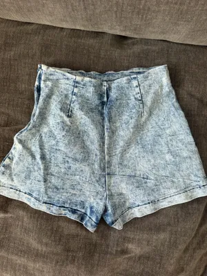 Vestique Acid Wash Denim Skort thumbnail 3