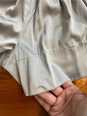 NATURAL LIFE Daisy Flowy Satin Shorts Smocked Silver Gray XS/S 💛🎀 thumbnail 8