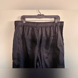 Fabletics Women's Extra Wide Leg Black Pants Cargo Shine Yoga Sz XL thumbnail 4