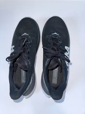 Hoka Mach 5 Black and Gray Athletic Sneakers with White Sole thumbnail 6