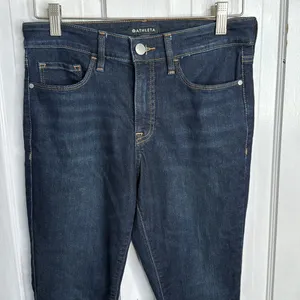 Athleta Sculptek Ultra Skinny Midnight Blue Jeans W1755 Sz 8 Petite thumbnail 6
