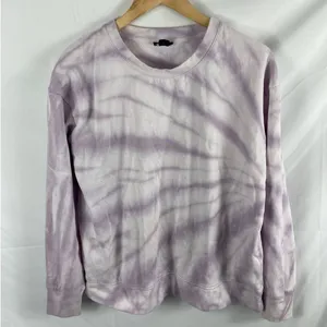 SPLENDID | Twilight Tie-Dye Pullover Sweatshirt in Eve Hush/Blush Size medium thumbnail 2
