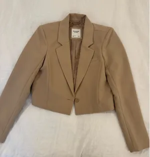 Abercrombie Tan Blazer thumbnail 1
