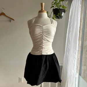 Anthropologie maeve white halter dress thumbnail 5