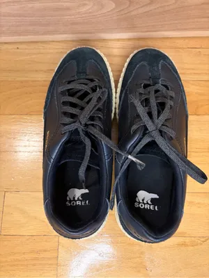 Sorel Women's Ona Ave T-Toe Black Platform Sneakers - Size 7 thumbnail 5