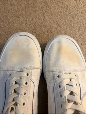 Vans White Canvas Low-Top Trainers thumbnail 3