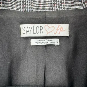 Saylor by Free People Plaid Blazer Women S Glen Check Longline Tailored Jacket thumbnail 7