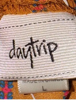 Daytrip brown shirt top thumbnail 2