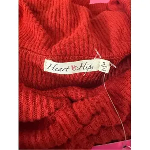 Red long sleeve top Red thumbnail 8