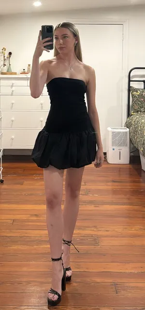 Black Bubble Dress thumbnail 1