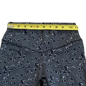 Vitality Storm Legging Black Gray Swirl Eclectic Psychedelic Workout Yoga Size M thumbnail 11