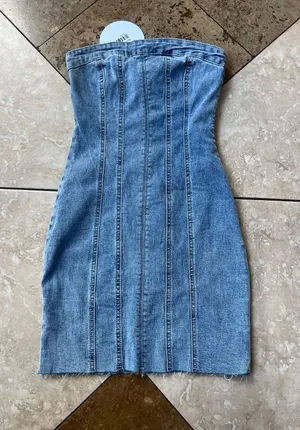 Princess Polly Denim Dress thumbnail 1