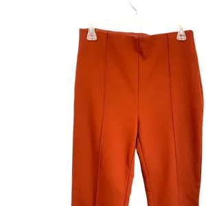 Ann Taylor Loft High Rise‎ Burnt Orange Kick Crop Pants Size 6 Workwear Chic thumbnail 2