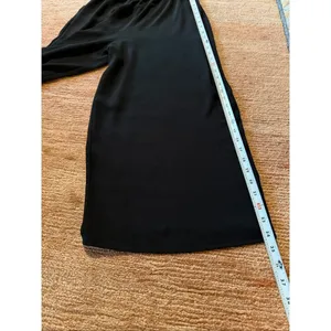 Candie’s Black Halter Wide Leg Jumpsuit XL NWT Tie Waist Culotte Cropped Romper thumbnail 7
