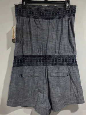 Rewind romper shorts strapless new Blue Size L thumbnail 3