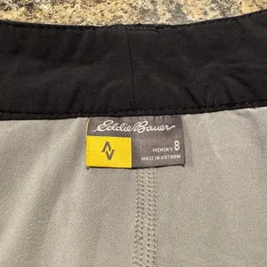 Eddie Bauer Skort Golf Tennis Academia Minimalist Preppy Old Money Nylon Black 8 thumbnail 2