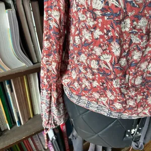 Lucky Brand floral lightweight boho peasant blouse thumbnail 2