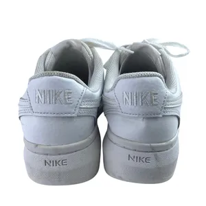 Nike Court Vision Alta Womens White Leather Platform Trainers Sneakes Shoes 8.5 thumbnail 4