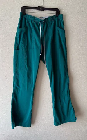 Adrienne Landau scrub pants hunter green thumbnail 1