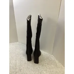 Franco‎ Sarto L-Katherine Black Tall Boots Pointed Toe Block Heel Women 10 W NEW thumbnail 5