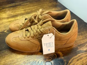 Time and tru brown sneakers size 7 thumbnail 1