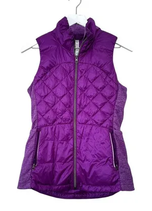 Lululemon Athletica Purple Down For A Run Vest Size 6 thumbnail 1