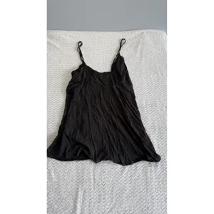 Free People Intimately Black V-Neck Slip Dress Adjustable Straps Medium 4308 thumbnail 2