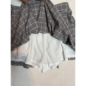 Hollister Ultra High-Rise Houndstooth Plaid Skort y2k preppy Academia thumbnail 9