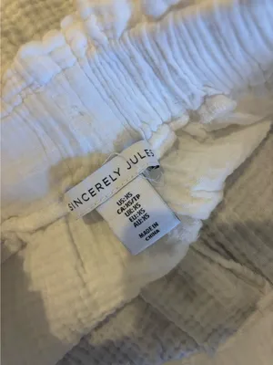 Sincerely Jules White Linen Pants thumbnail 3