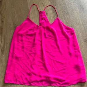 Naked Zebra Women's Fuscia Spaghetti Strap Tank Top Size Large thumbnail 1