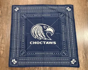 Mississippi College Choctaws Navy Bandana Scarf thumbnail 1