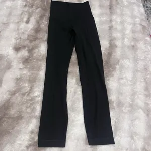 Lululemon Align Crop 21” Black Size 0 High Rise Yoga Leggings thumbnail 2