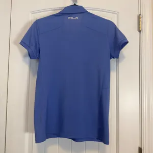 Ralph Lauren RLX Women S Golf Polo Shirt Periwinkle Short Sleeve Performance Top thumbnail 3