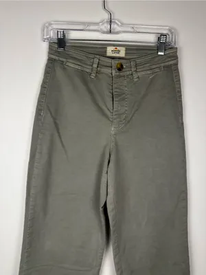 Marine‎ Layer olive Green Bridget Crop Pant Women’s Sz 4 thumbnail 5