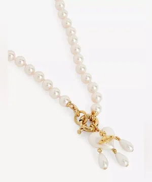 Vivienne Westwood Sheryl Faux-pearl and Brass Necklace thumbnail 2