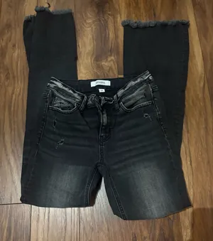 Bootcut Zenana Jeans Black Size 26 thumbnail 1