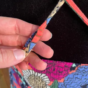 Anthropologie Women's Deva Plisse Colorful Midi Slip Dress Size XSP thumbnail 7