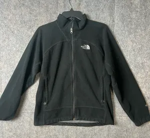 The North Face‎ Woman’s Size Large Black Fleece Full Zip Jacket thumbnail 1