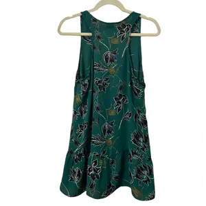 Cabi Zoe Floral Sleeveless Ruffle Blouse thumbnail 4