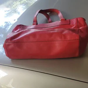 Fossil  Red Leather Bag thumbnail 2