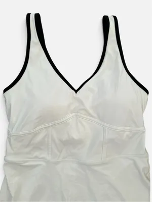 GILLY HICKS by HOLLISTER Energize Active Scoop Tennis Athletic Dress White Sz. M thumbnail 4