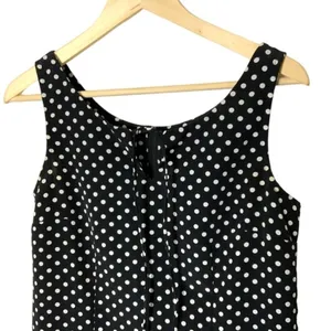 vintage Kmart‎ maxi dress Kathie Lee 90s sleeveless polka dot Medium thumbnail 3