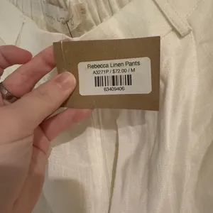 beige botany boutique linen pants White Size M thumbnail 3