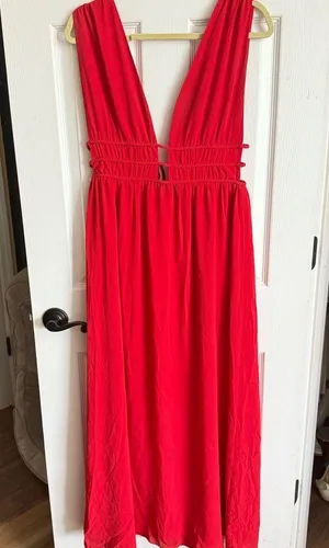 Saylor Red Ria Dress thumbnail 3