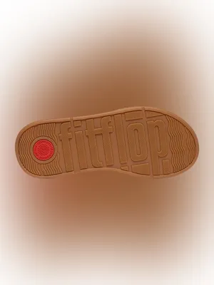 NWT FitFlop F-Mode Metallic Gold Leather Cork Platform Sandals thumbnail 4